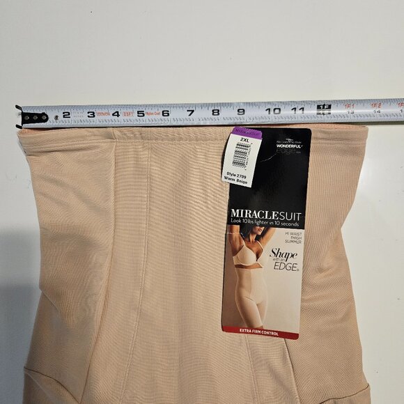 NWT  Miraclesuit Shapewear Warm Beige Size 2XL - Picture 4 of 8